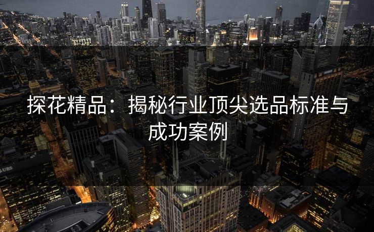 探花精品：揭秘行业顶尖选品标准与成功案例